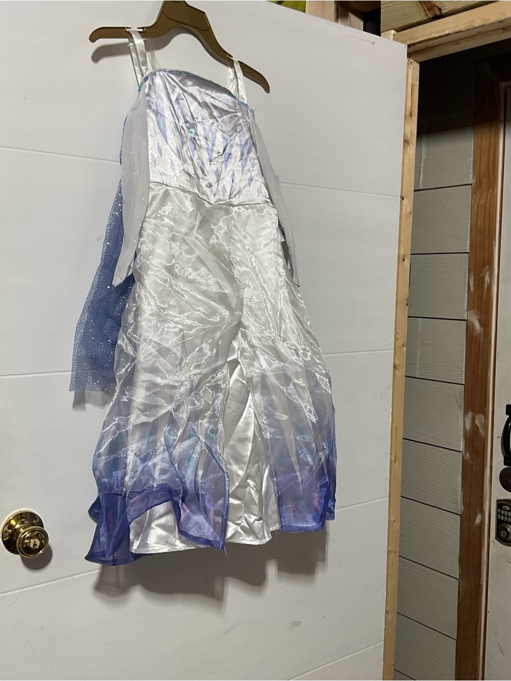 Frozen White and Purple Sparkle Princess Costume Dress